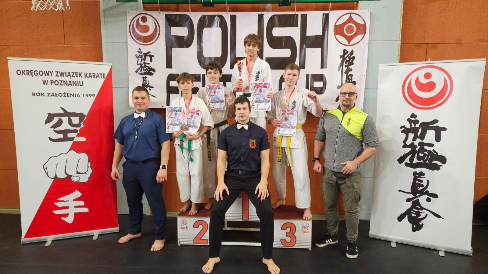 Zawodnicy Poznańskiej Szkoły Kyokushin Karate na VII Polish Fighter Cup w Kole