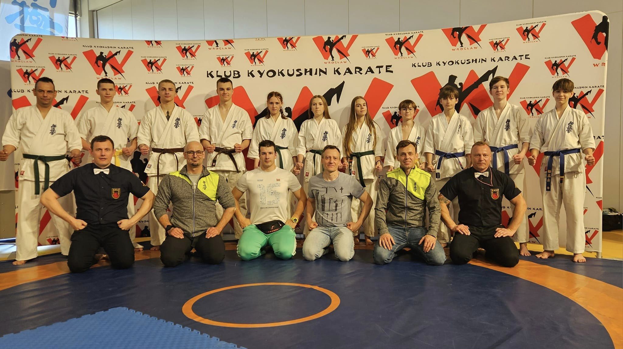 Karatecy z Poznańskiej Szkoły Kyokushin Karate na turnieju Wratislavia Cup 2024.